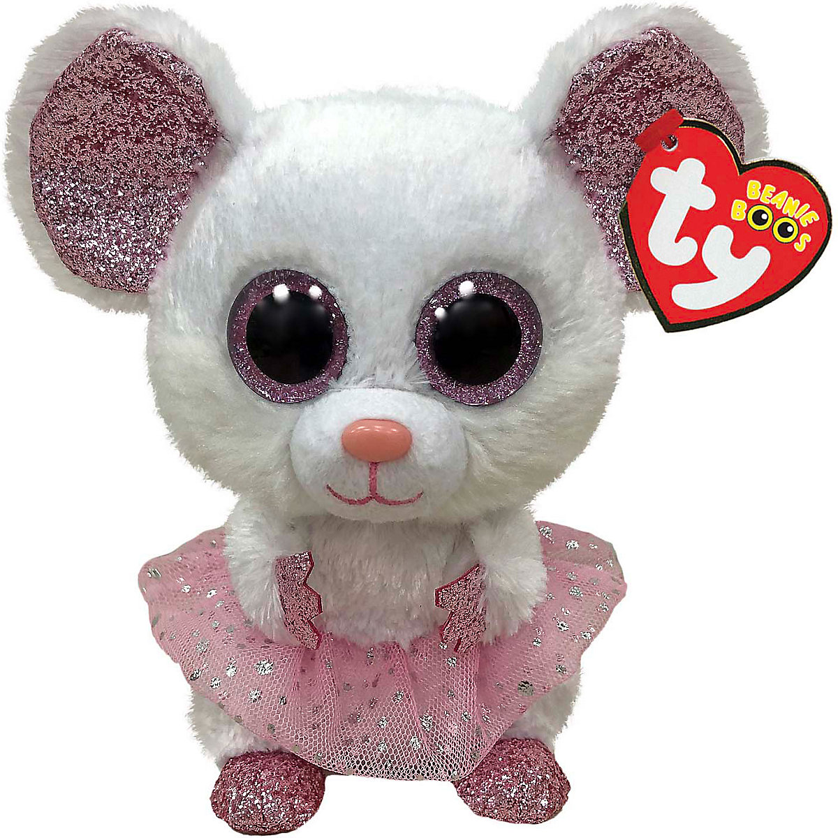 Nina Mouse with Tutu - Beanie Boos, 15 cm