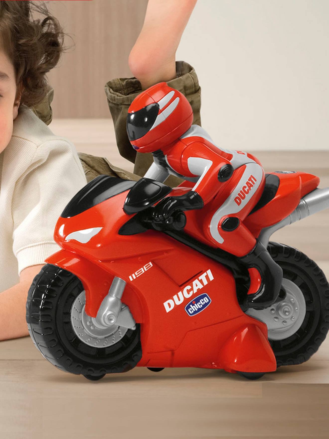 Moto Ducati 1198 Chicco rouge
