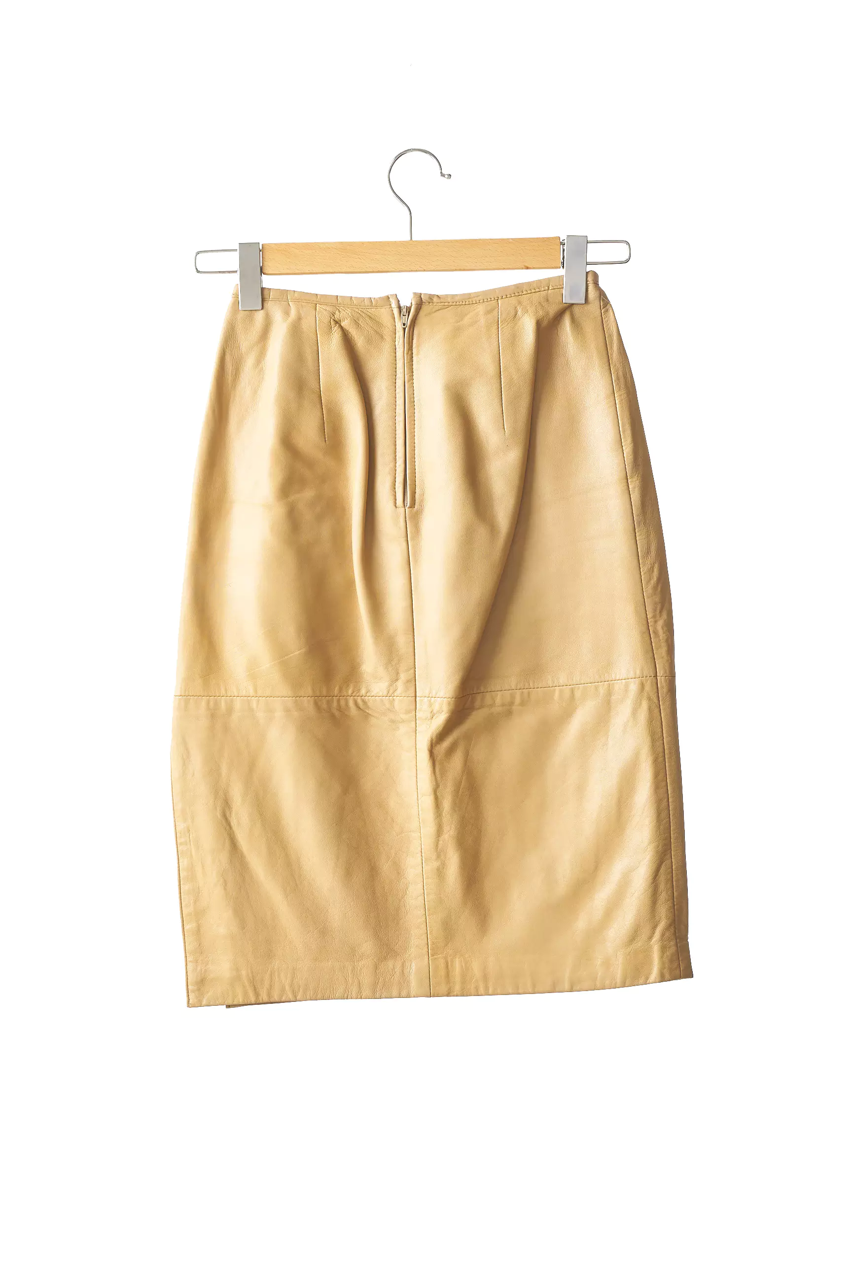 Znj Jupes Mi Longues Femme couleur beige