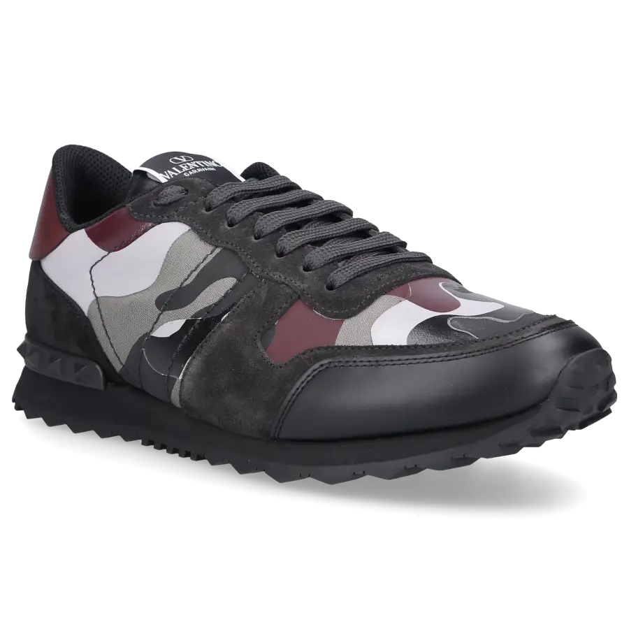 Valentino Garavani - Sneaker low ROCKRUNNER Kalbsleder - schwarz