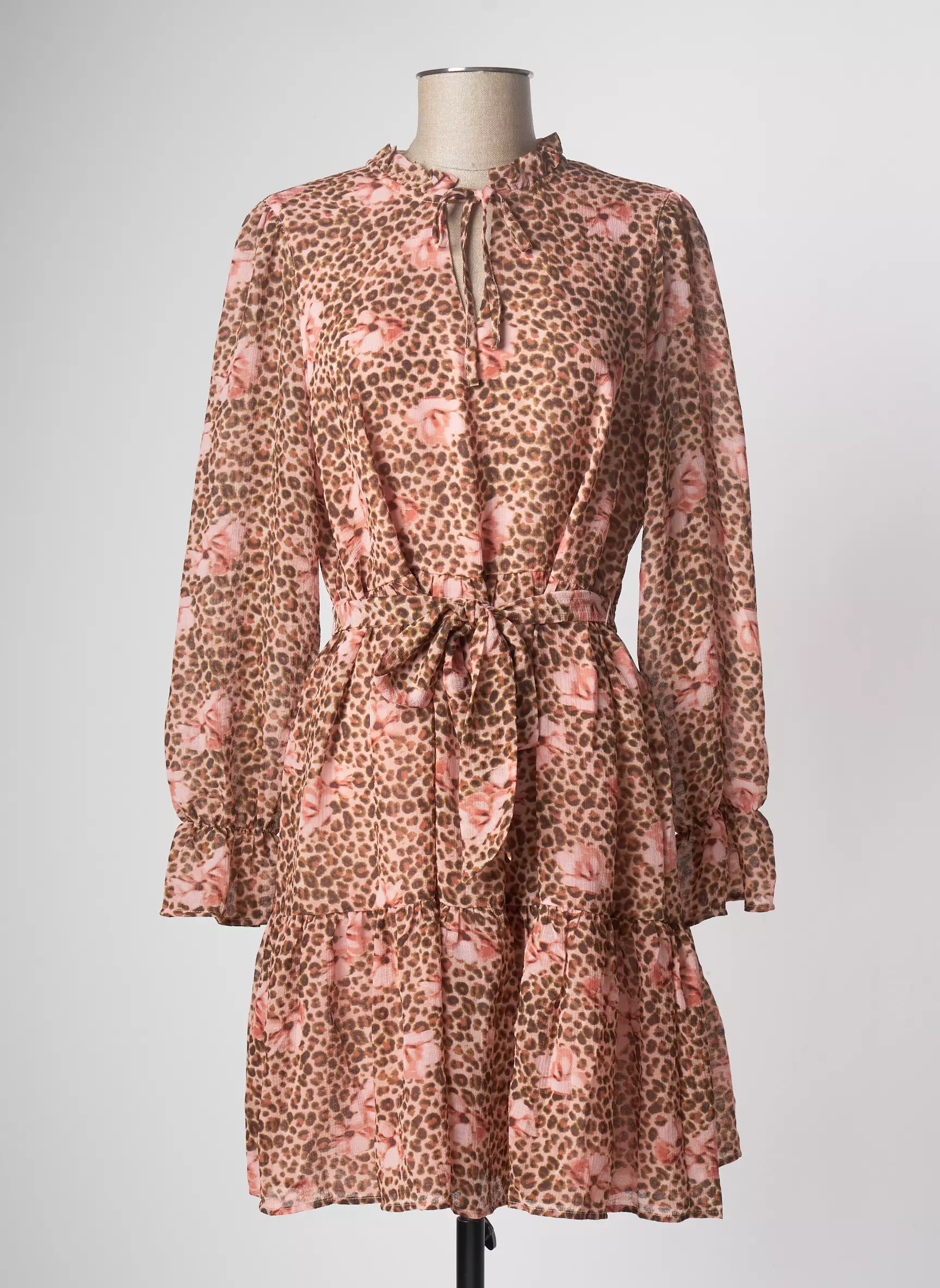 Vero Moda Robes Mi Longues Femme couleur rose