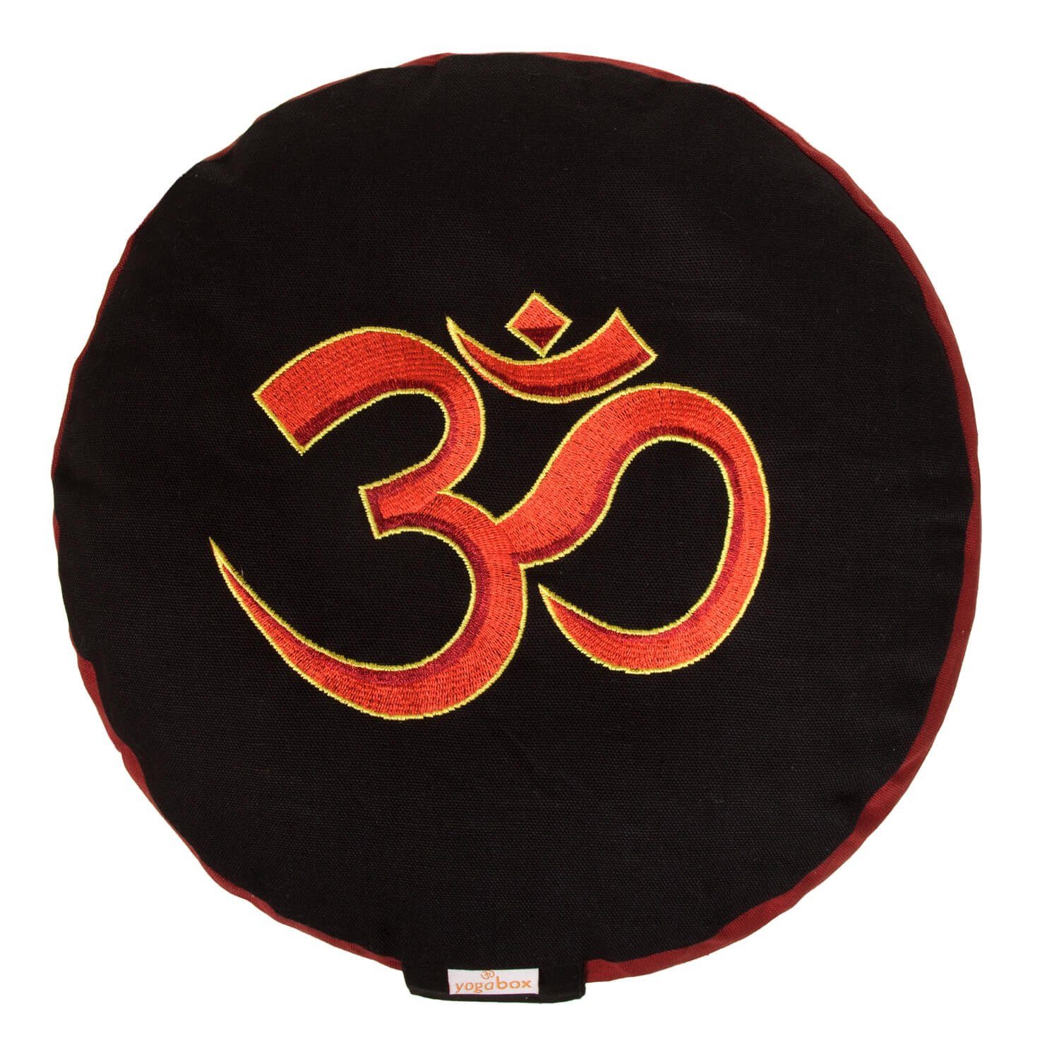 yogabox Yogakissen Glückssitz mit OM-Symbol