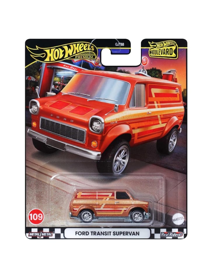 Hot Wheels Ford Transit Supervan No.109 HRT76 | Hot Wheels Boulevard Fahrzeug günstig kaufen onesize