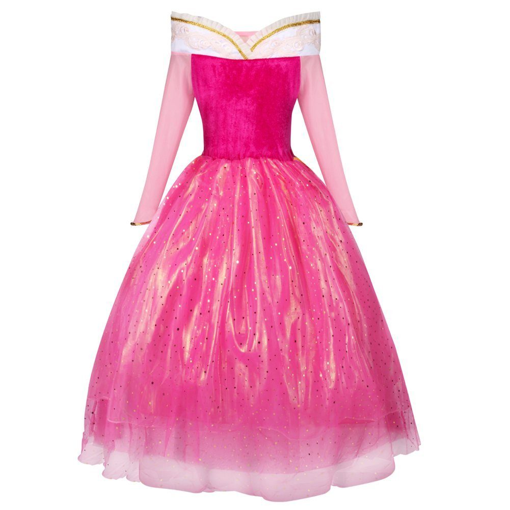 Katara Prinzessin-Kostüm Märchenkleid Kinderkostüm Dornröschen für Mädchen, Dornröschen, Kostüm, Faschingskostüm, Karnevalskostüm