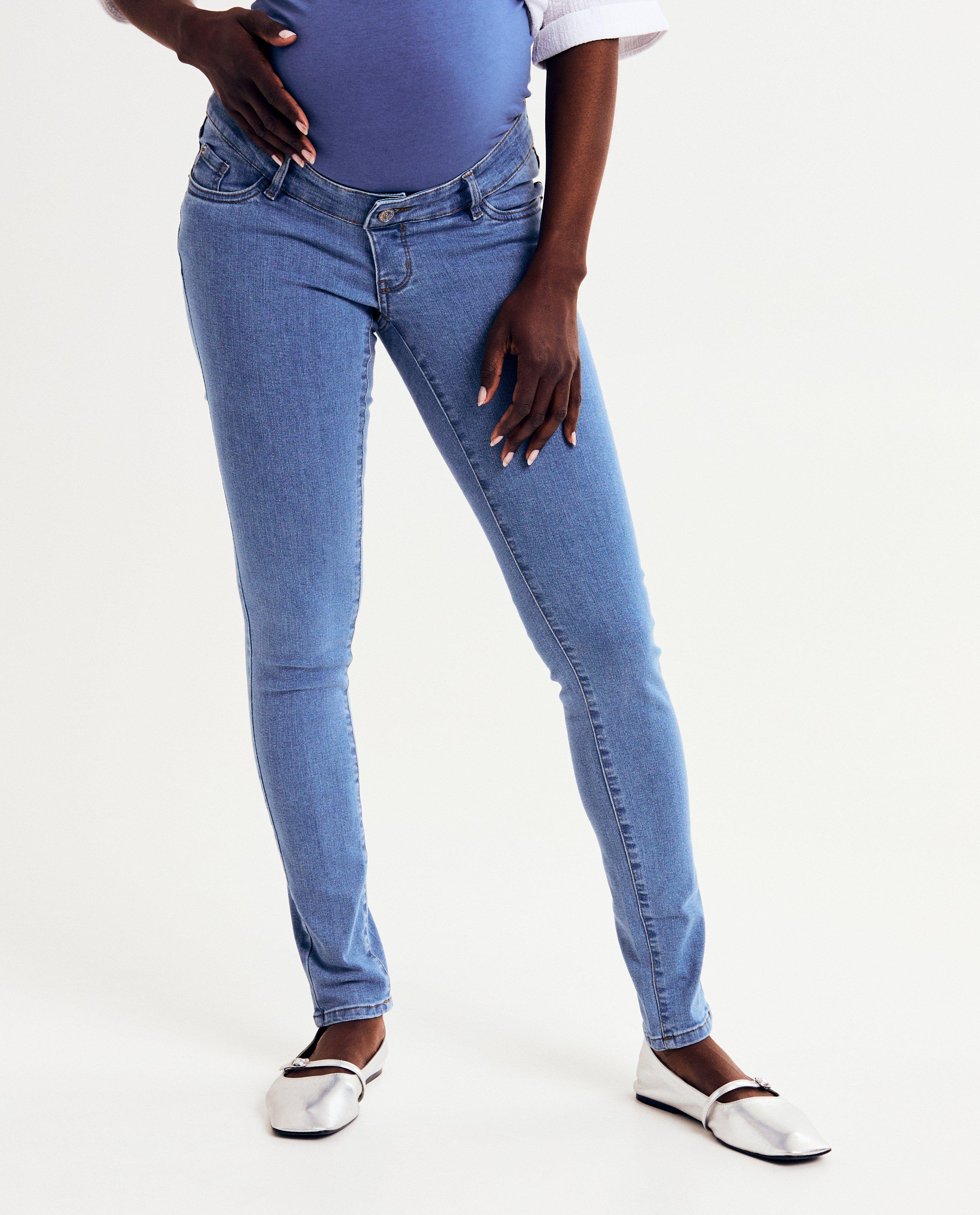 Atelier Maman Blue kismama farmer, skinny szabású, kék