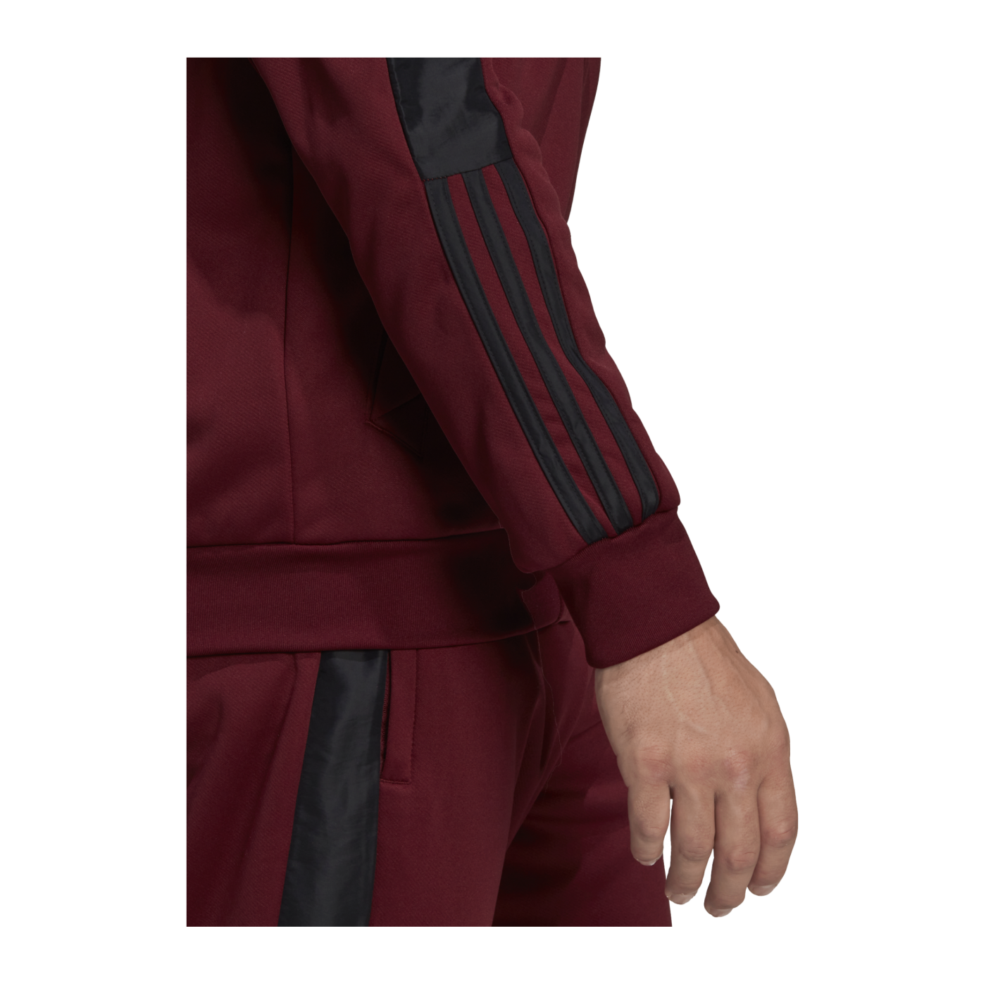 adidas Tiro ST Trainingsjacke Rot Schwarz