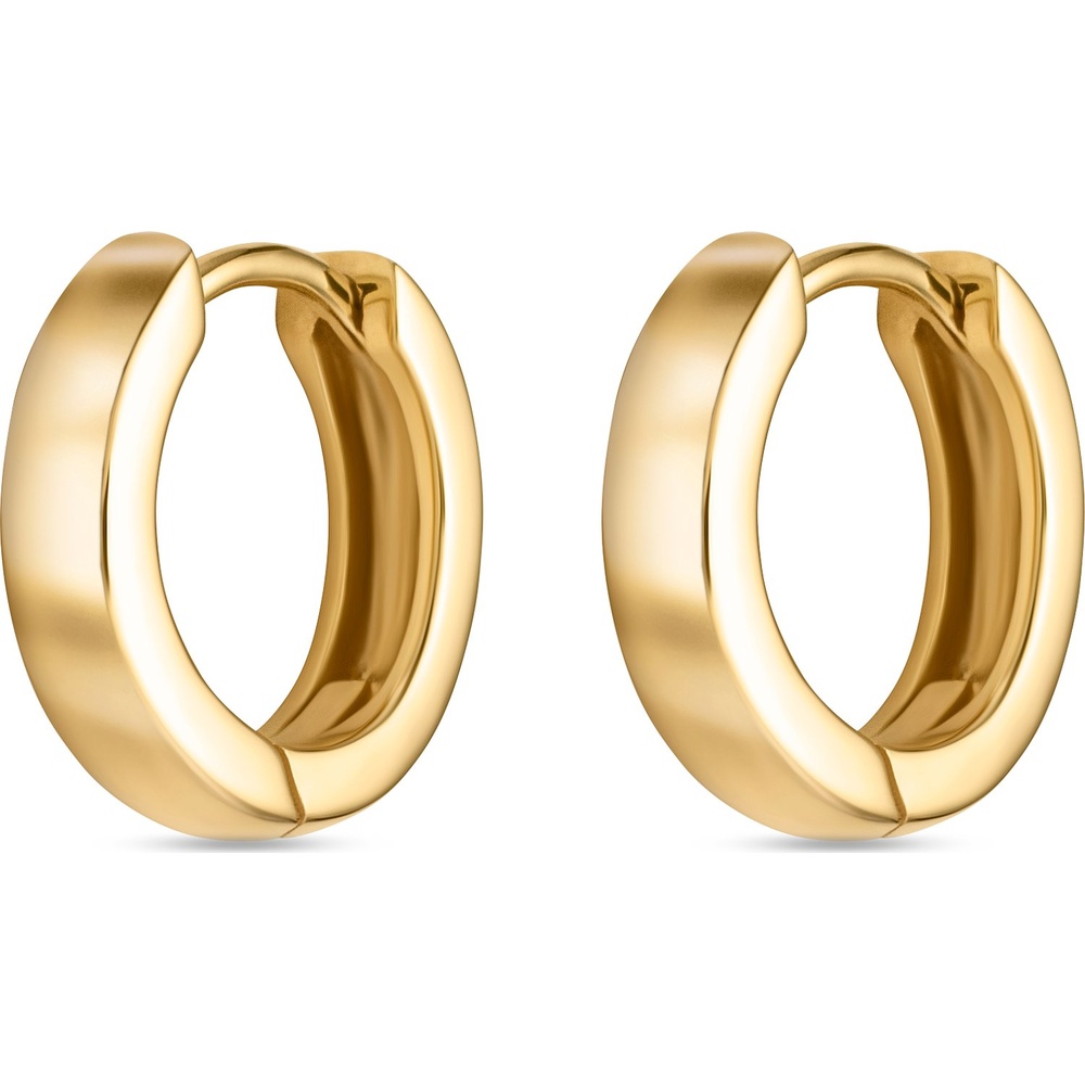 Valeria Créoles 585 Or jaune Boucles d'oreilles