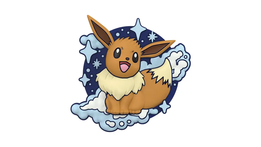 PopGrip - ausziehbarer Handy-Griff Handyhalter - Pokémon Eevee PopOut