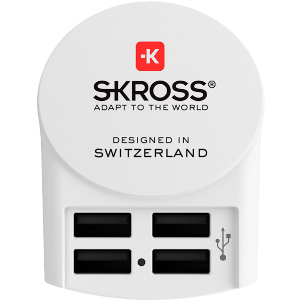 EURO USB CHARGER 4XA - Reisestecker