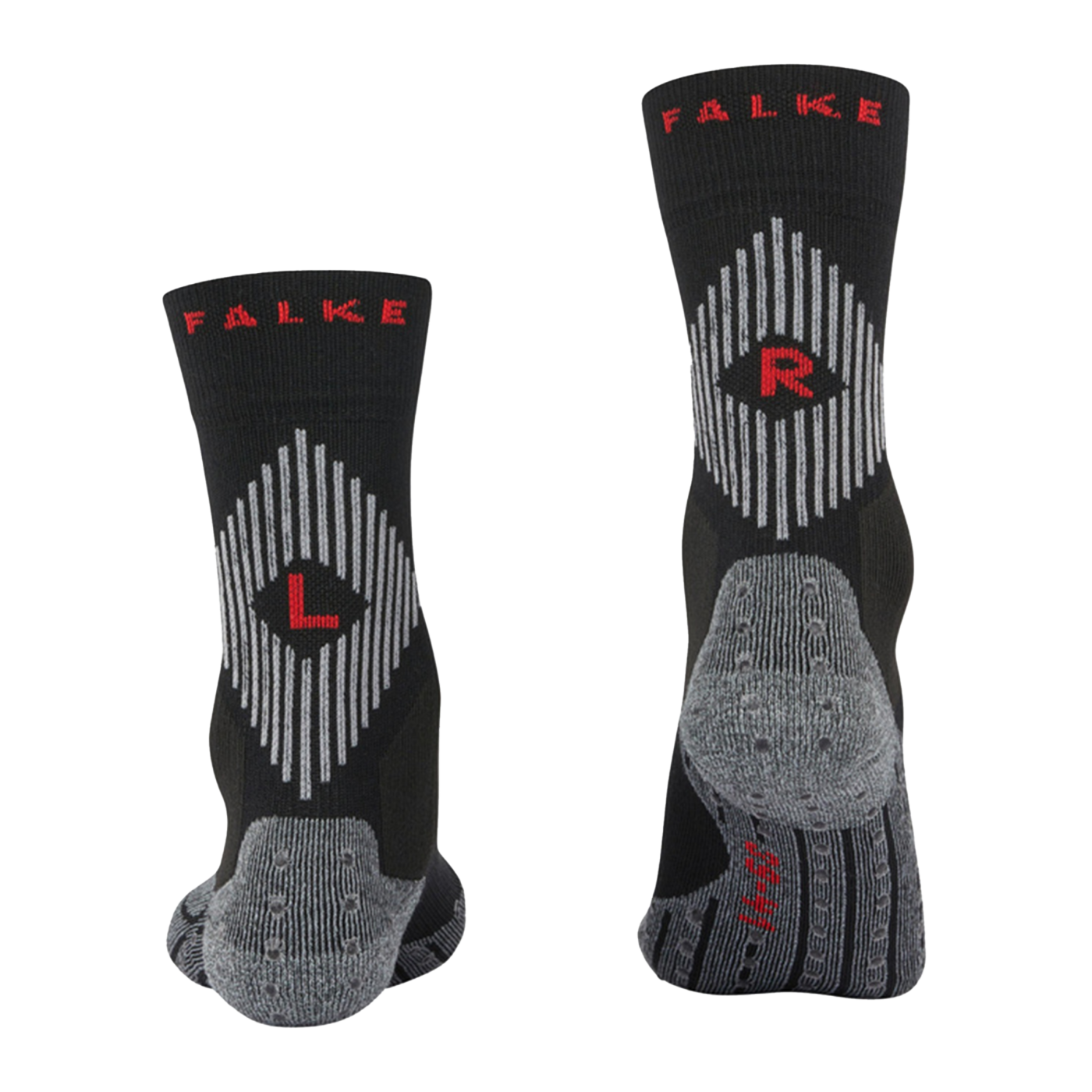 FALKE 4 Grip Socken Schwarz F3019