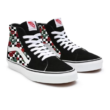 Checkerboard Roses Sk8-Hi Personalizzate