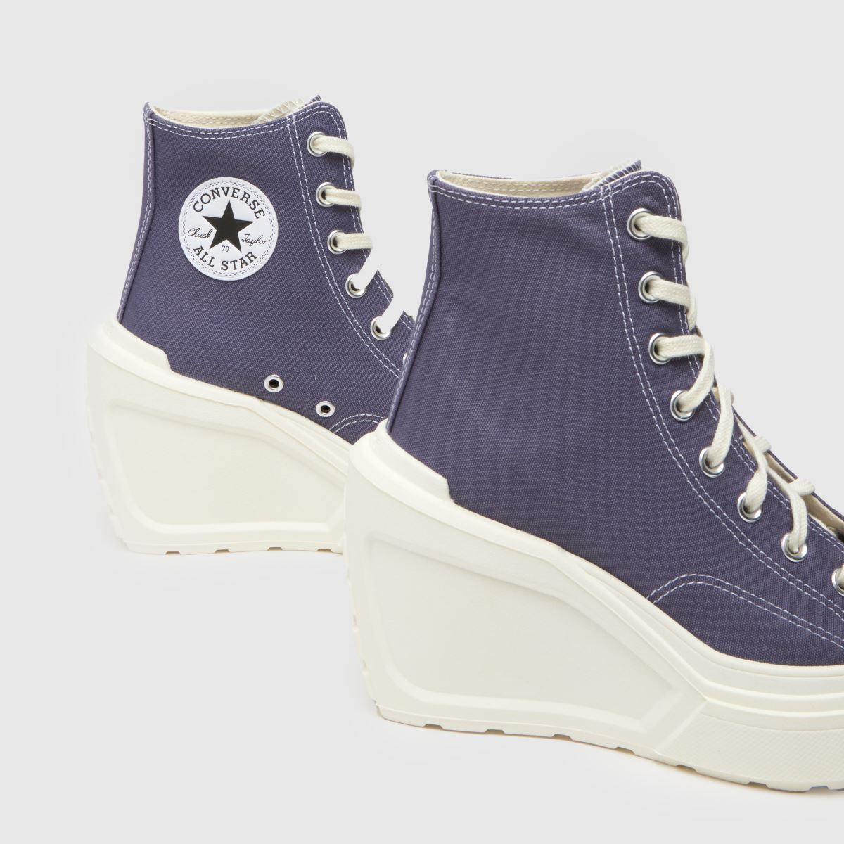 Converse Chuck 70 De Luxe Wedge Superge v vijolični barvi