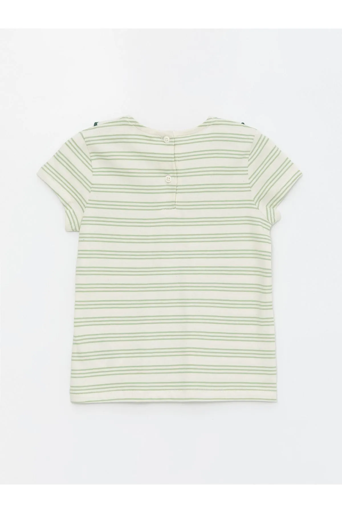 LC Waikiki  Kurzarm-Bluse und Leggings für Babys mit Rundhalsausschnitt, bestickt, 2er-Set