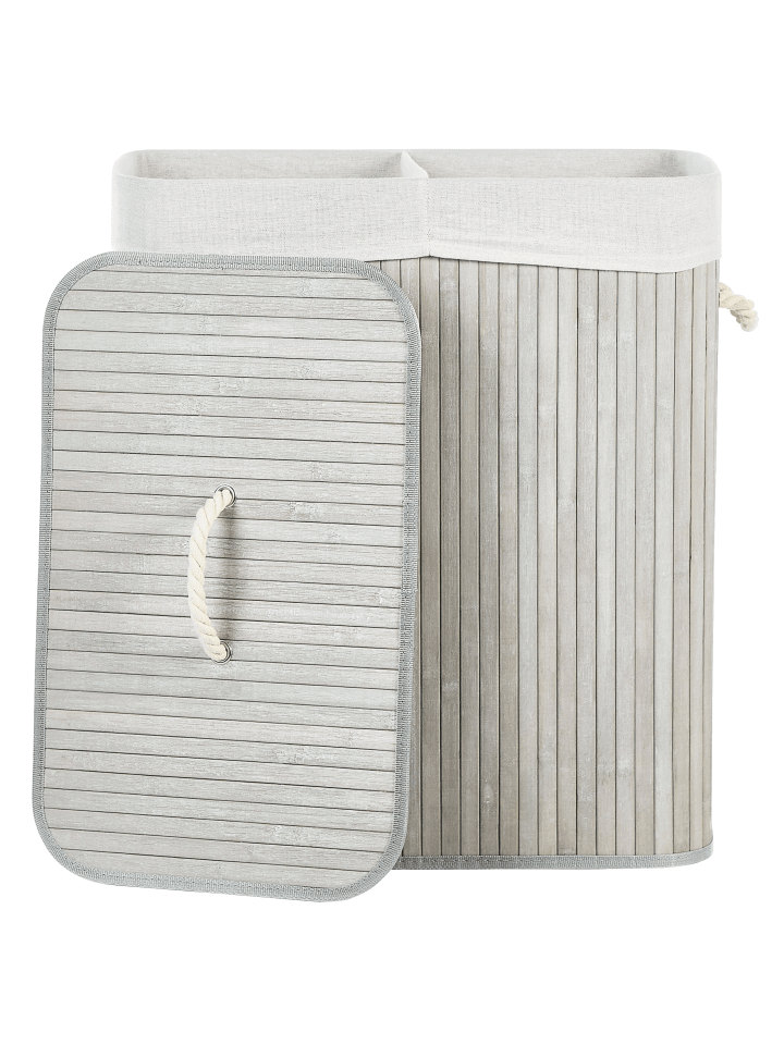 Beliani Wäschekörbe KANDY in Grau - (W) 50 x (H) 60 x (L) 30 cm günstig kaufen onesize