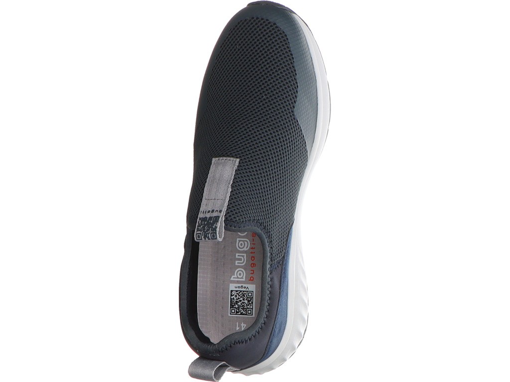 BUGATTI Sportliche Slipper blau