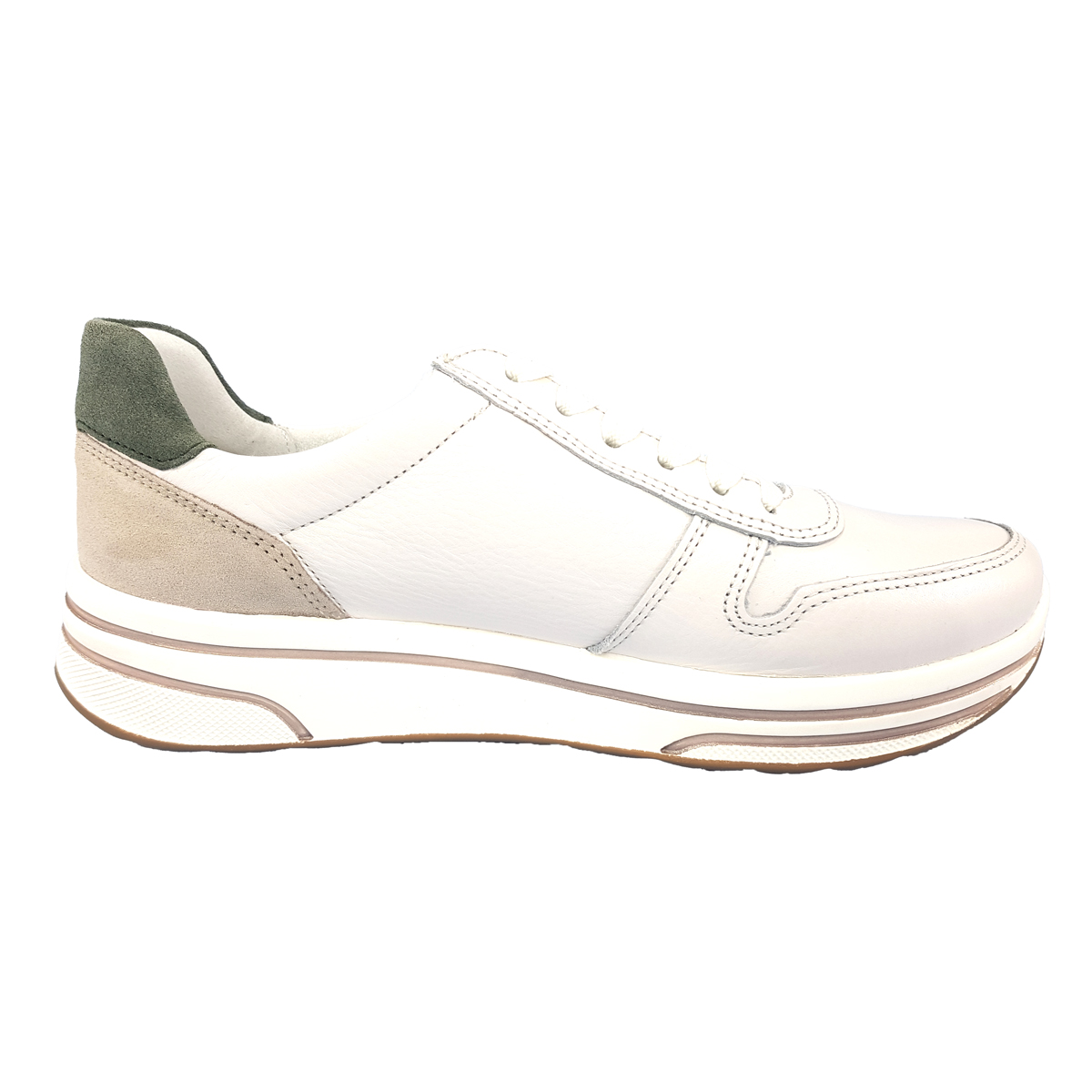 Ara Sapporo 1232440-19 Weiß 19- Cream / Thyme / Shell