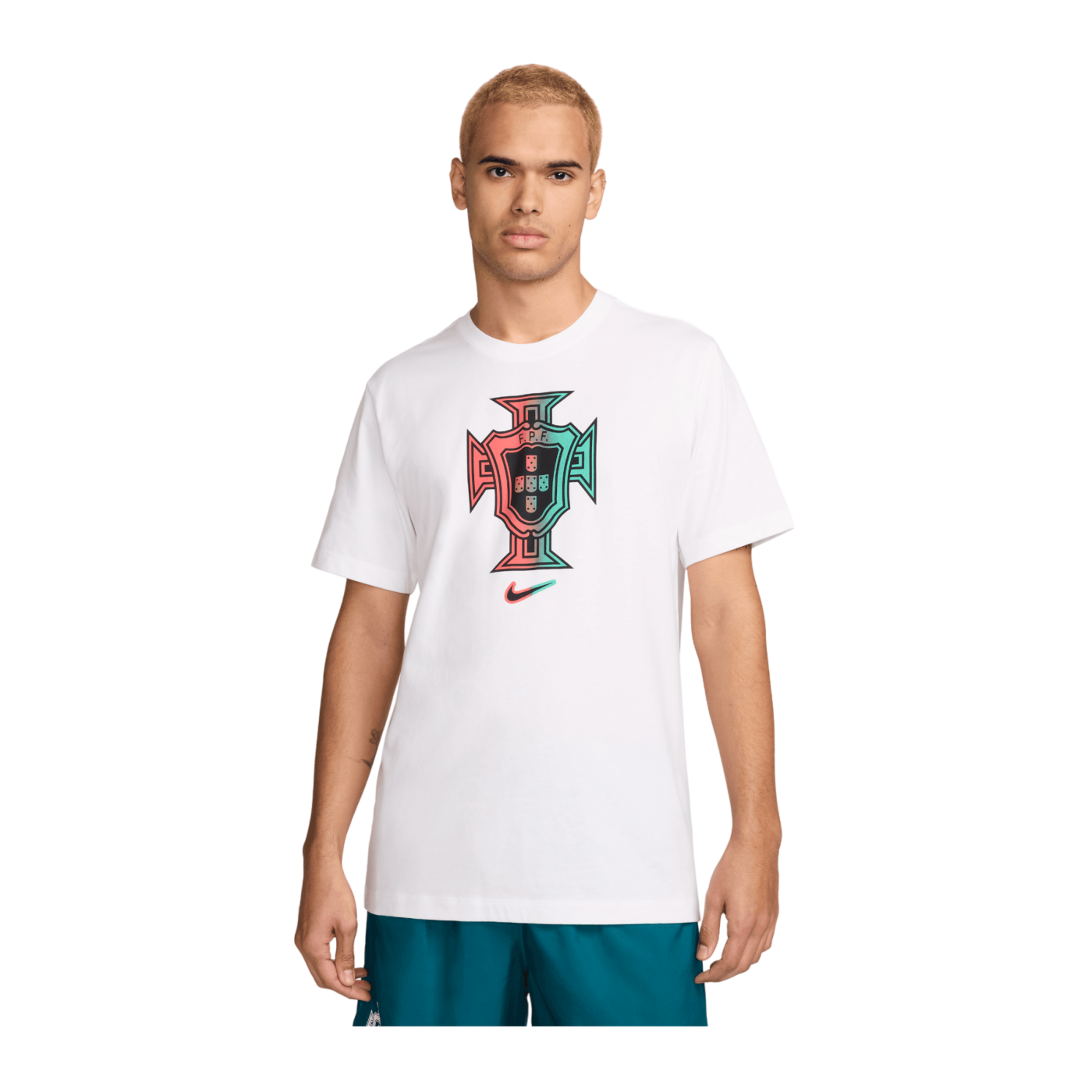 Nike Portugal Crest T-Shirt EM 2024 Weiss F100