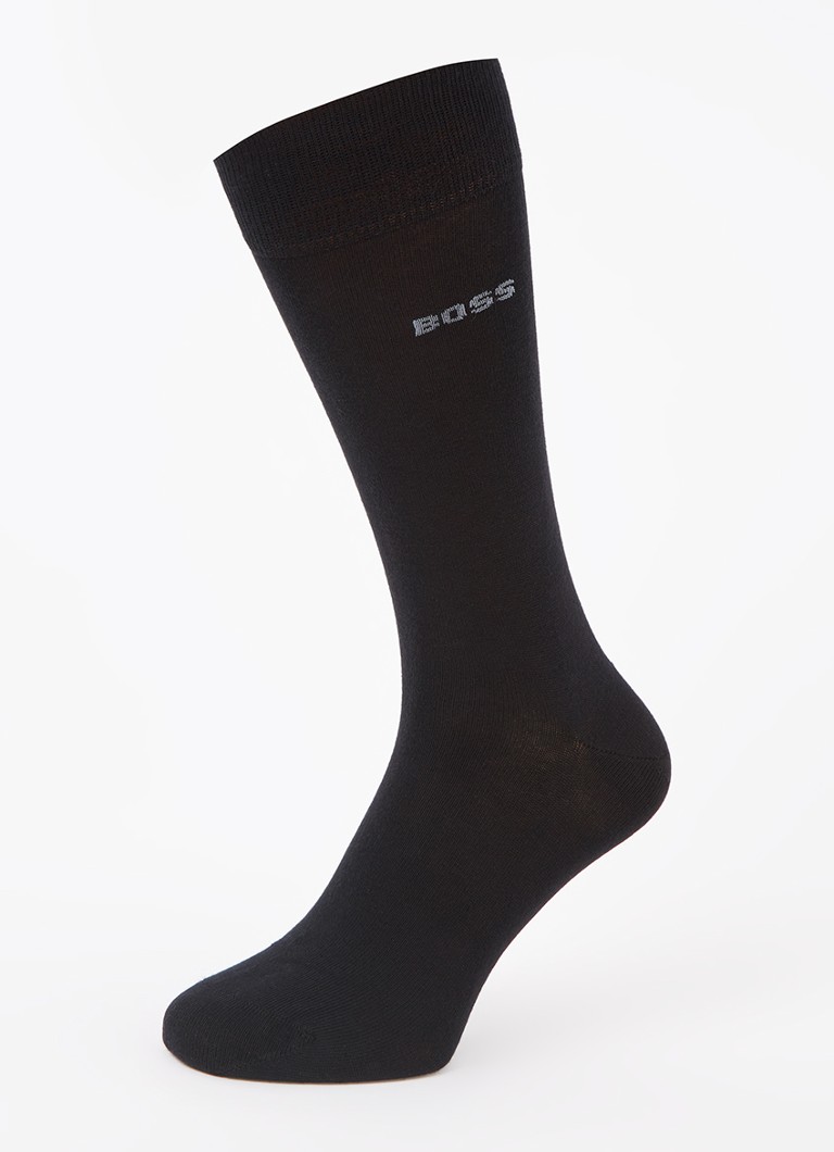 Șosete cu logo HUGO BOSS, set de 4