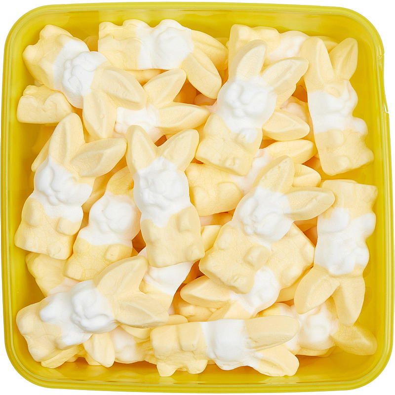 KnallGodt Påskeharer skum 650 g