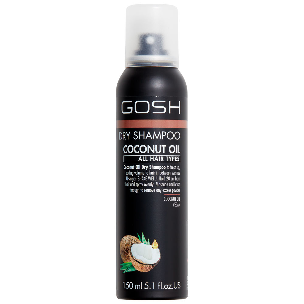 gosh copenhagen Coconut Oil Dry Shampoo Spray Shampooing sec à à l'huile de noix de coco en spray