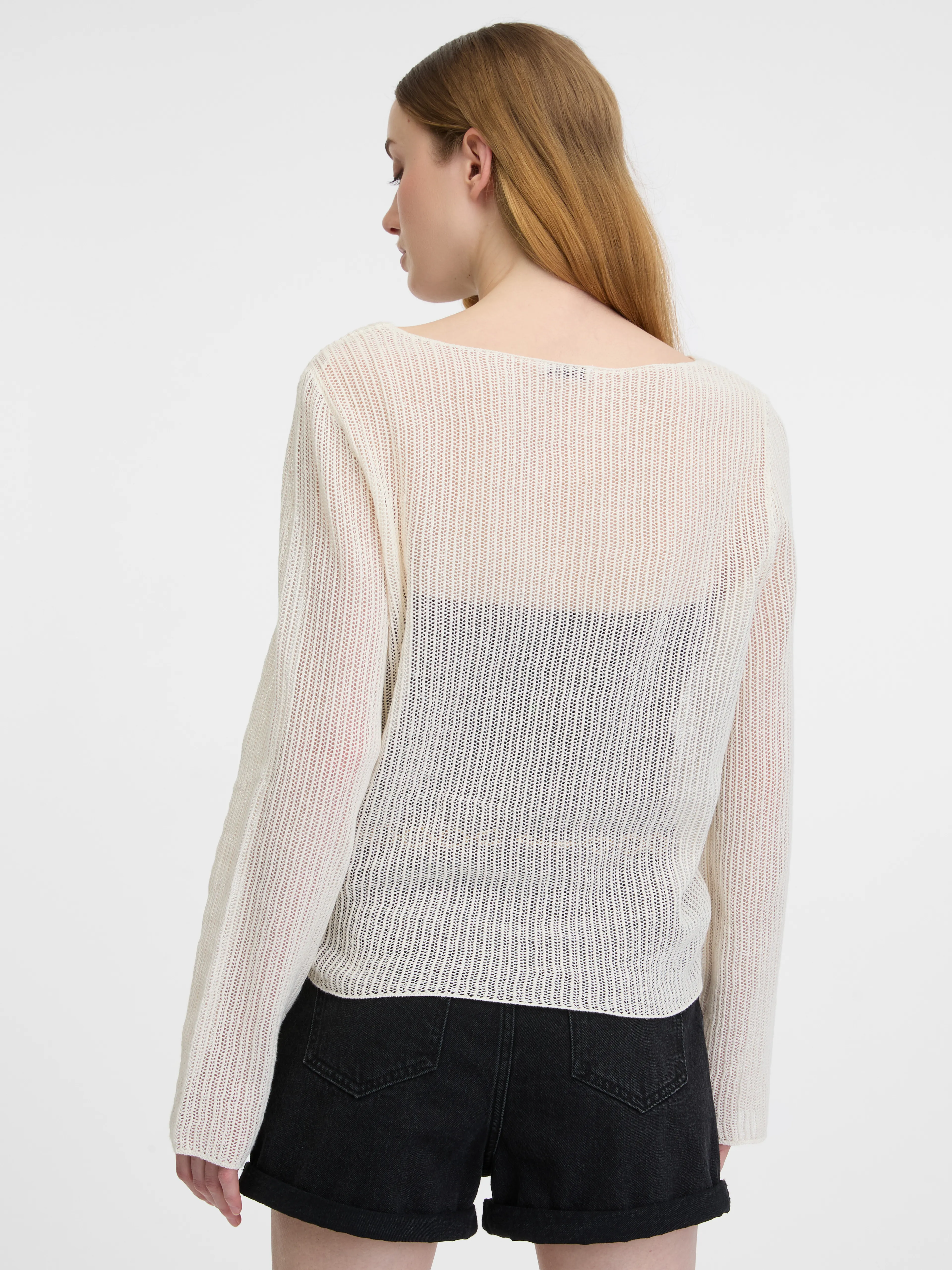 Cremefarbener Damenpullover ORSAY