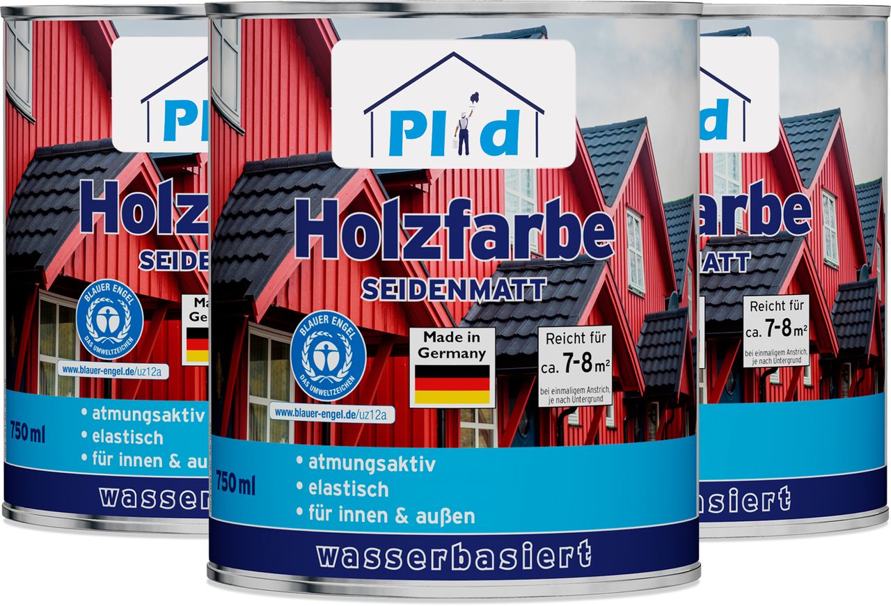 Plid Premium Holzfarbe Holzlack Farbe für Holz Moosgrün