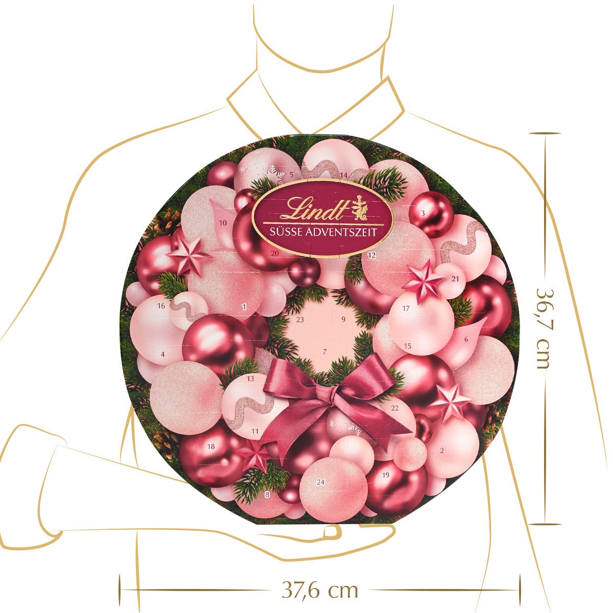 Adventskranz Adventskalender, 270g