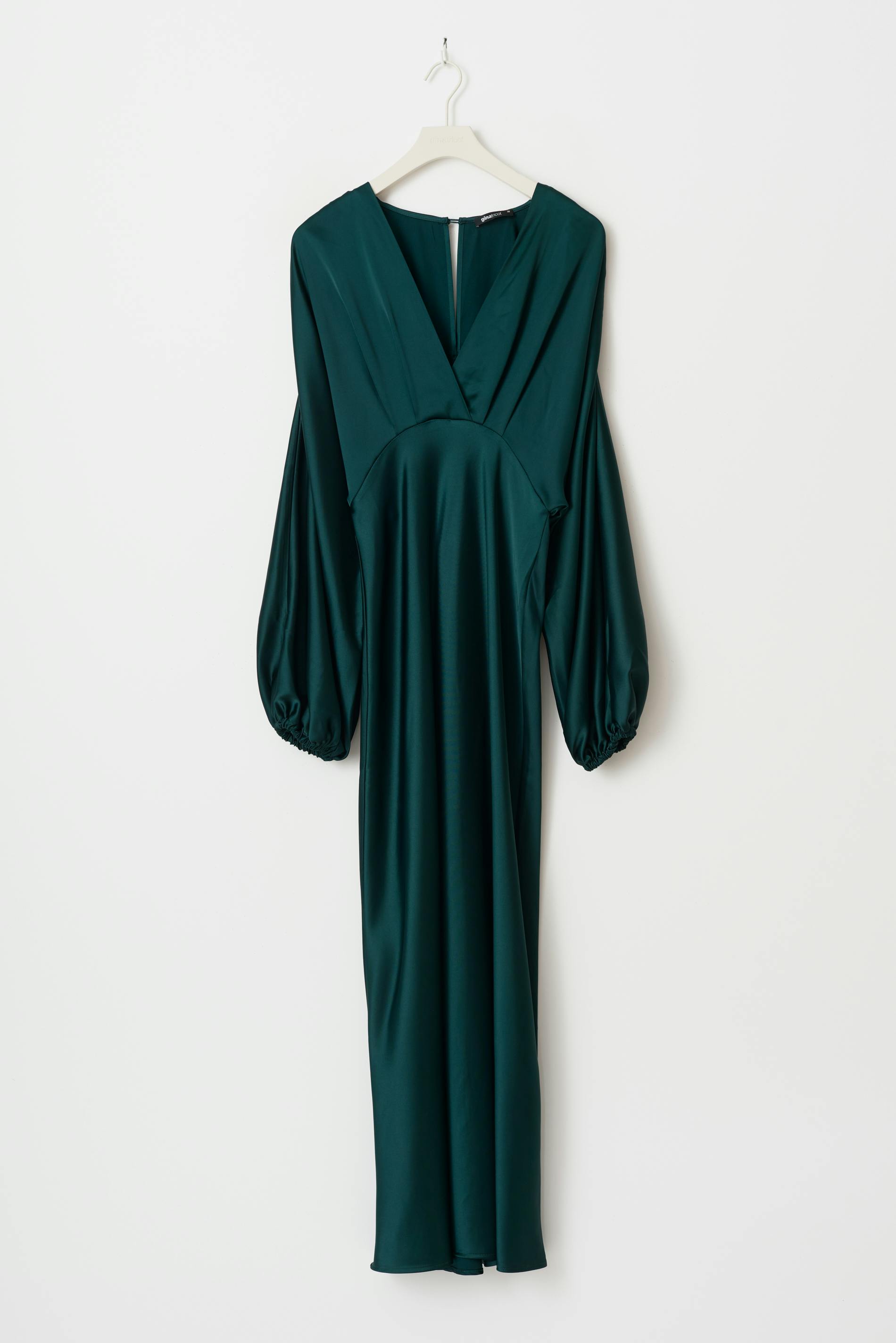 Satin midaxi dress