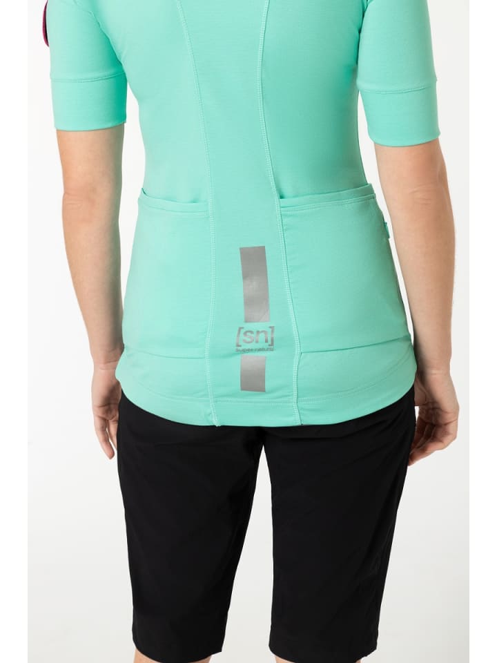 super.natural Merino Fahrradtrikot W GRAVA TEE in mintgrün günstig kaufen