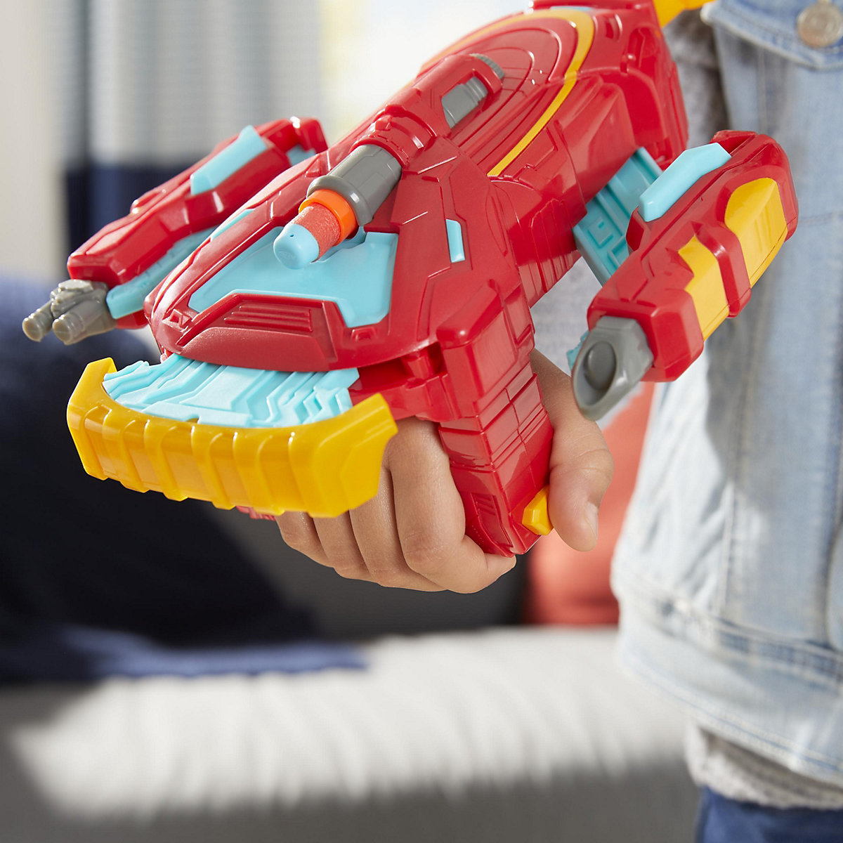 Hasbro Marvel Avengers Mech Strike Iron Man Strikeshot Handschuh