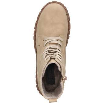Puccetti Schnür Boots in beige