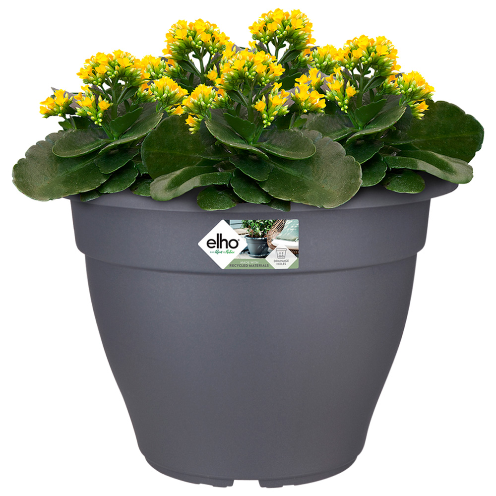Casaria Deuba® Blumentopf Anthrazit 35x26cm 11,8L