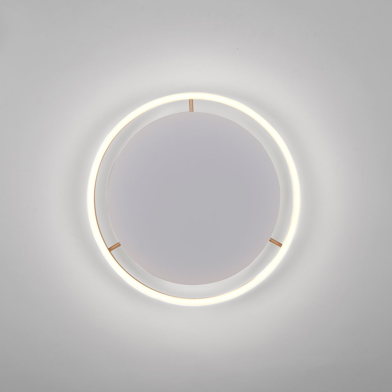 JUST LIGHT LeuchtenDirekt LED Deckenleuchte RITUS, rund, 3-Stufen Dimmer, 3000Kelvin,  Innenleuchte, IP20