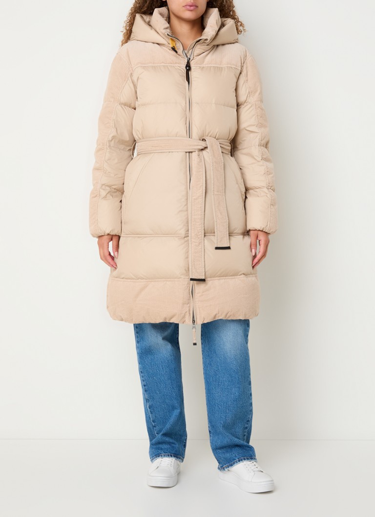 Doudoune matelassée Parajumpers Interstellar avec garnissage en duvet et capuche amovible