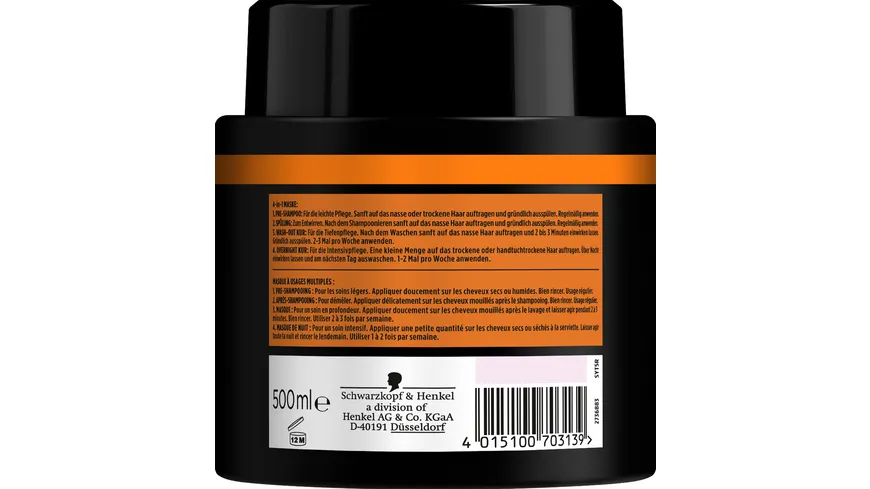 syoss 4-in-1 Haarkur Repair Boost 500ml 500 ml
