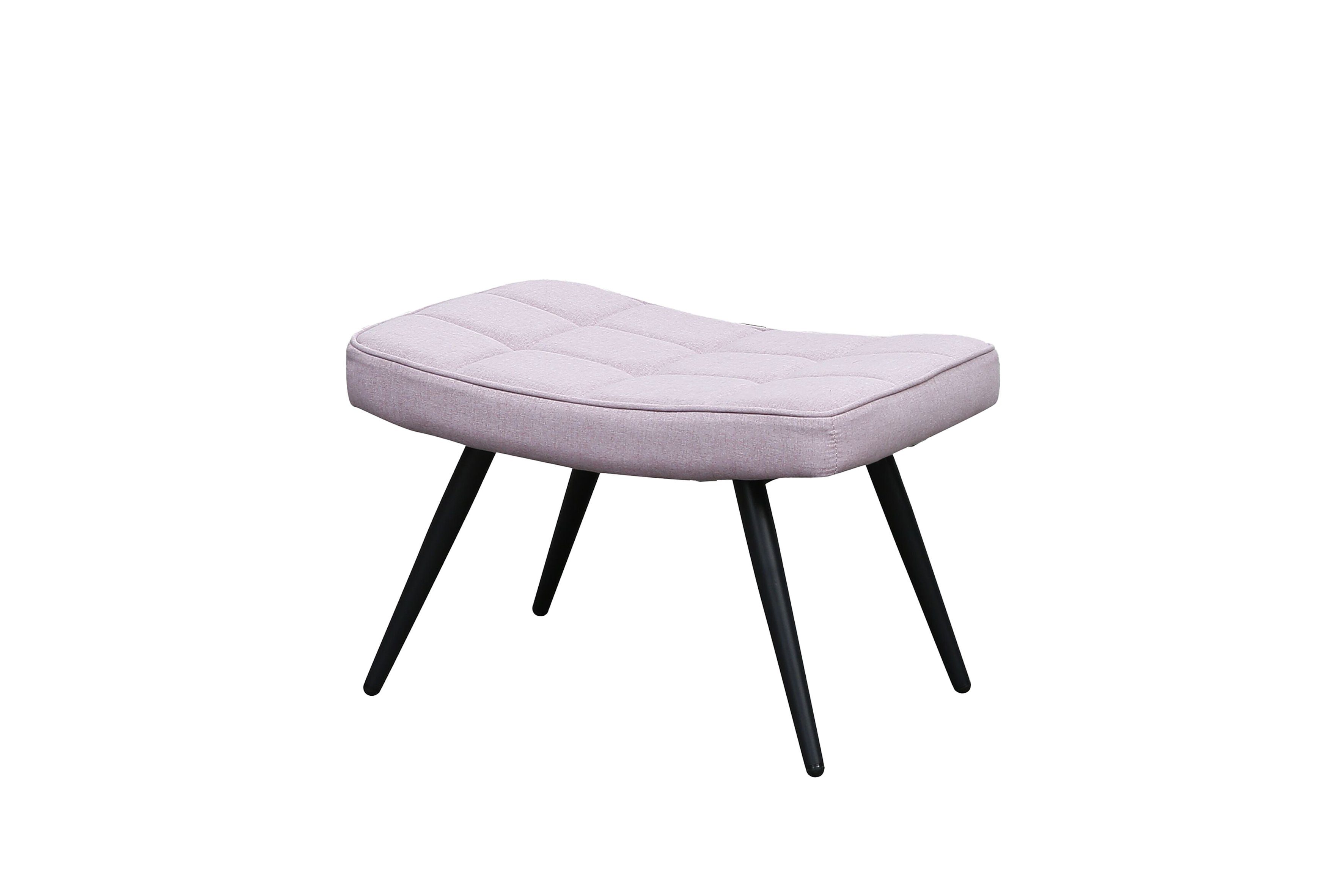 Homexperts Polsterstuhl ULLA *, Webstoff Altrosa, B59xH39xT41cm