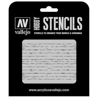 Vallejo Hobby Stencils: Wood Texture Num. 1
