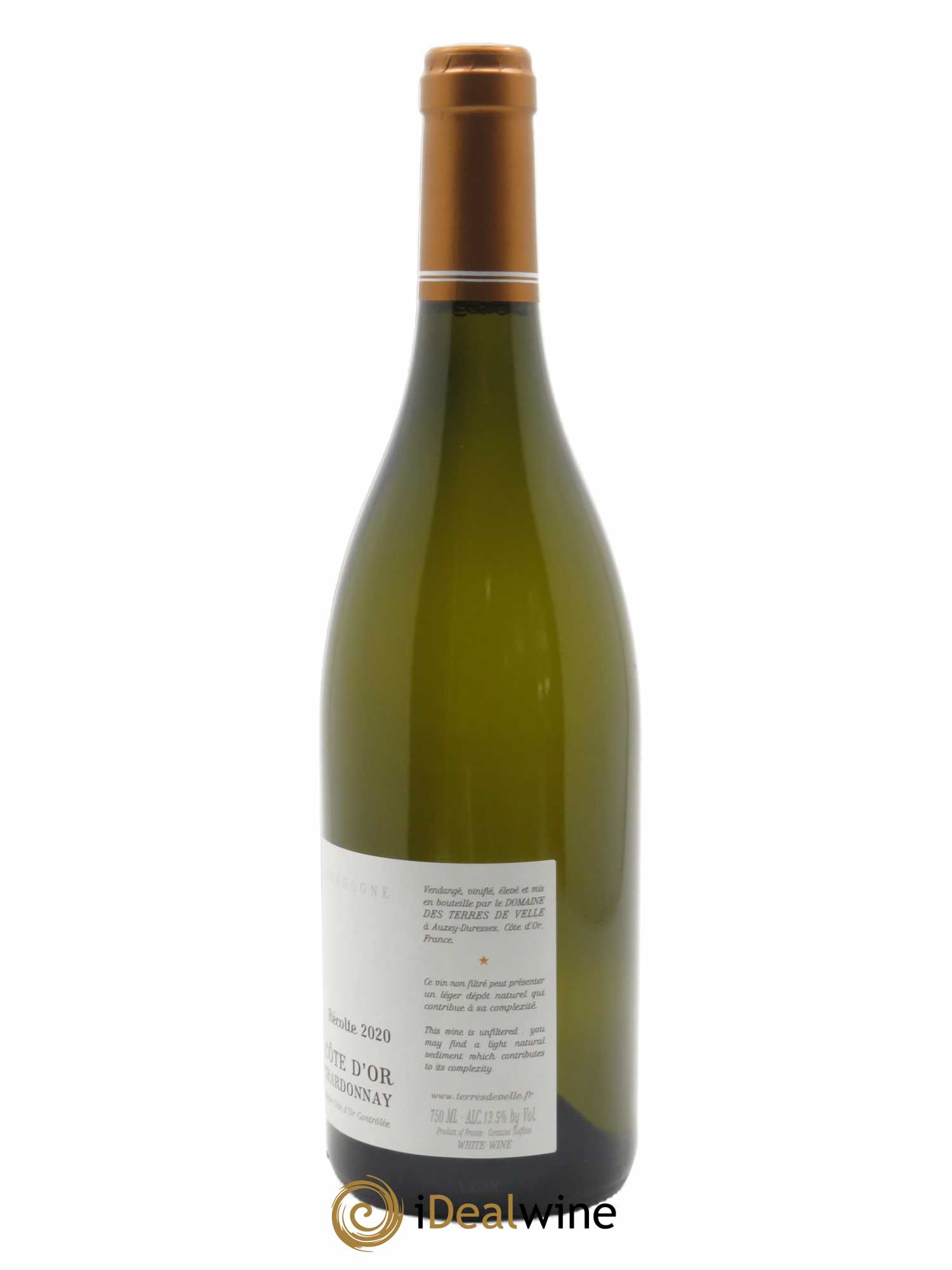 Bourgogne Côte d'Or Terres de Velle  2020 - Lot de 1 Bouteille
