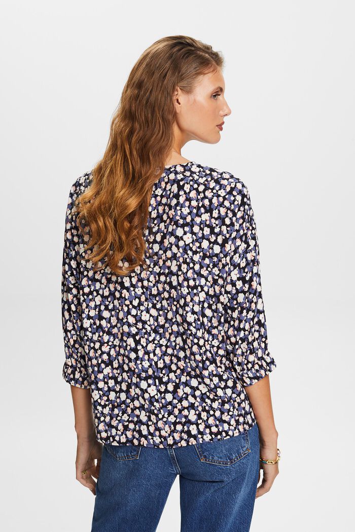 Bluse in lockerer Passform mit Print