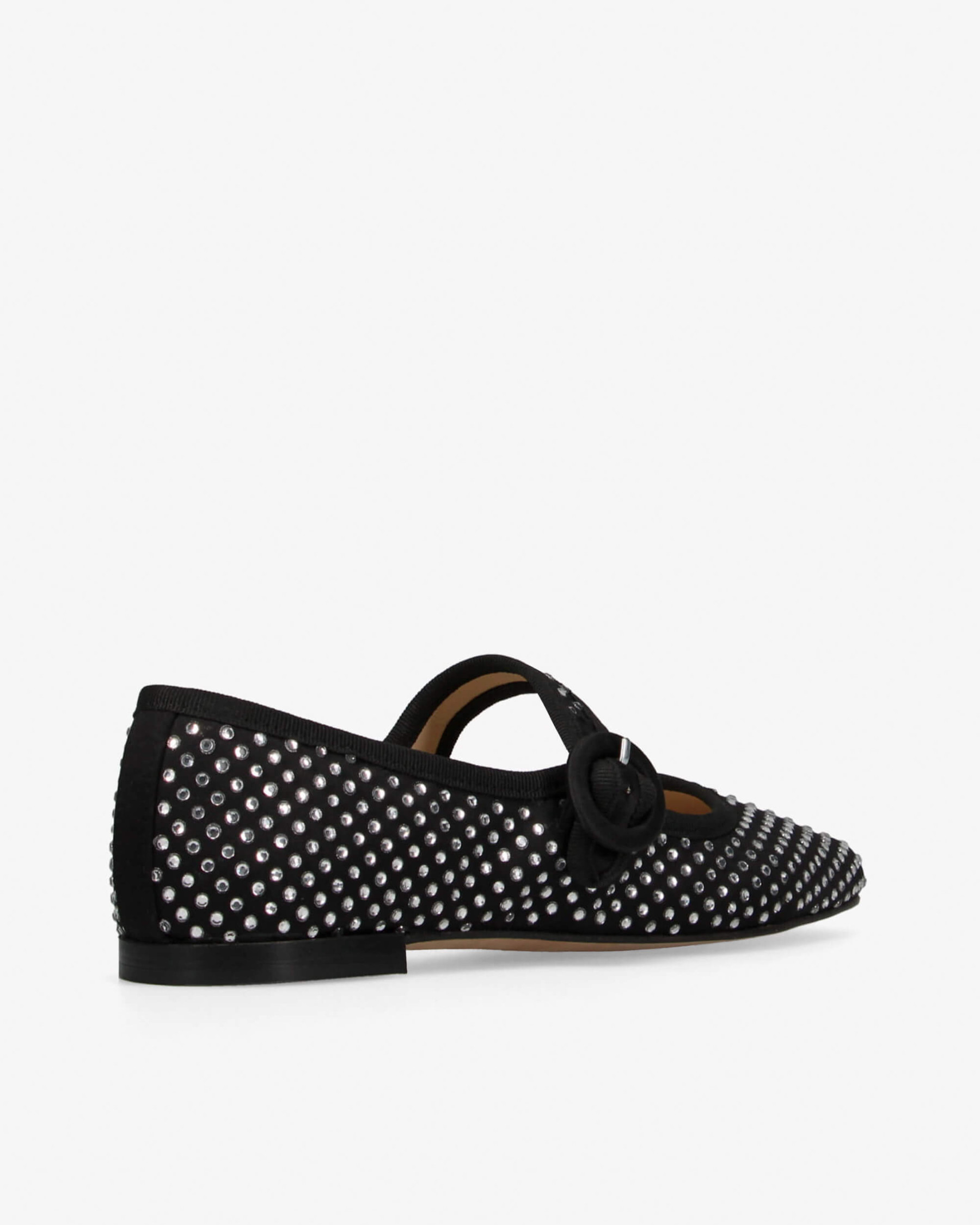 Georgia square-toe Mary Janes - Strass