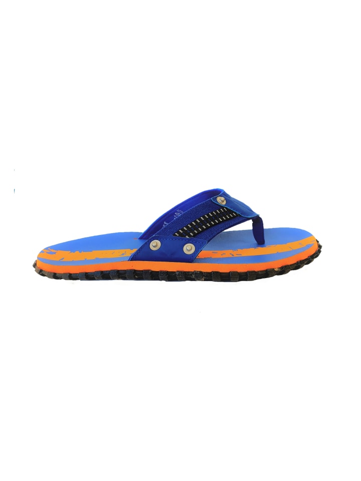 BECO the world of aquasports Zehentrenner BEactive V-Strap in blau-orange günstig kaufen