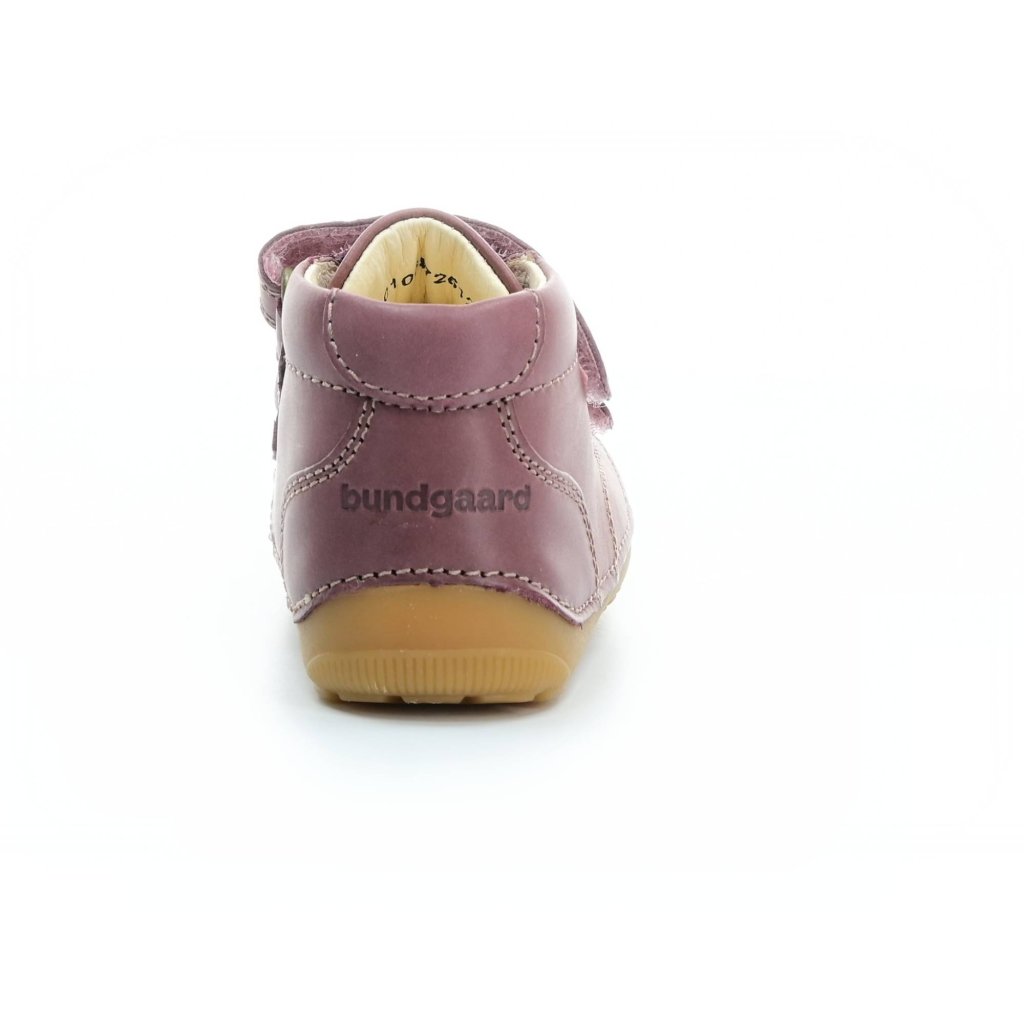 Bundgaard Petit Velcro Dark Pink dunkel rosa Mid Cut Barfußschuhe