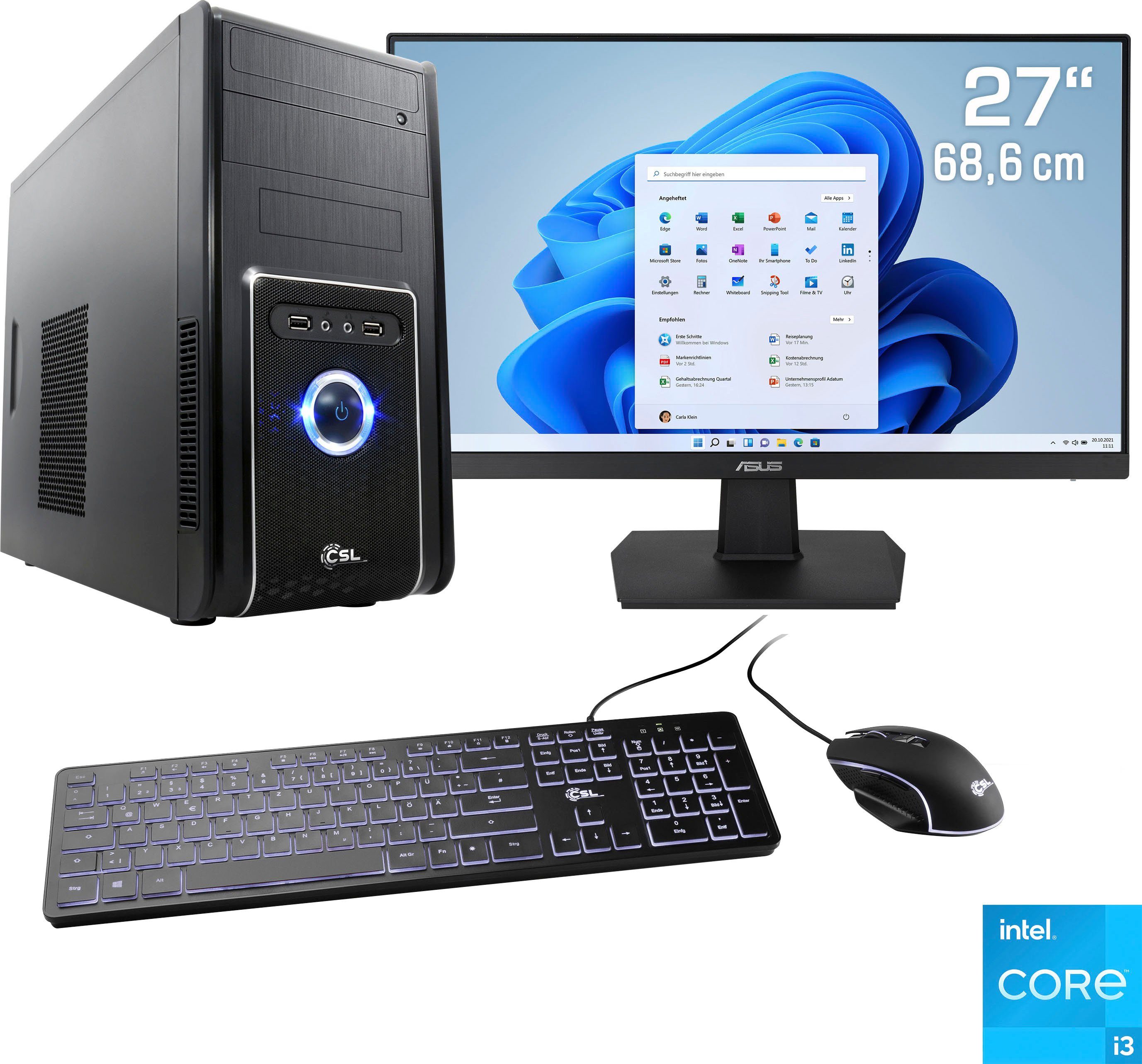 CSL Speed V25122 PC-Komplettsystem (27
