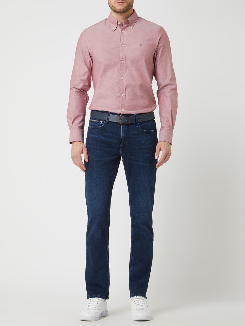 Straight Fit Jeans mit Stretch-Anteil Modell 'Denton' in blau