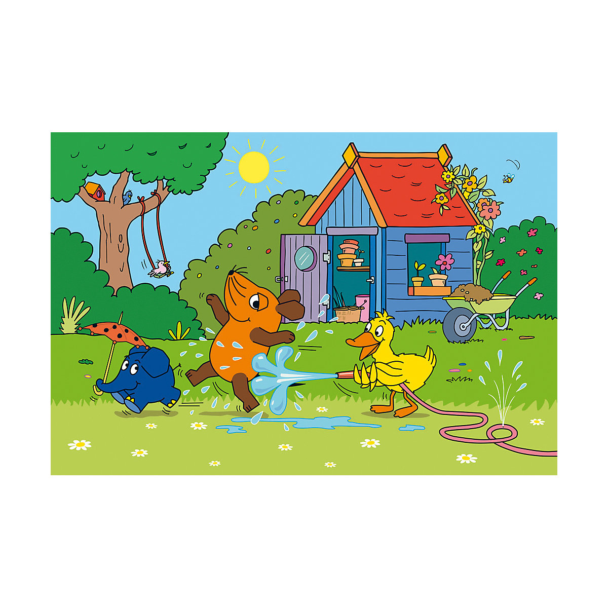 Kinderpuzzleset 3 x 48 Teile Die Maus, Viel Spaß mit der Maus