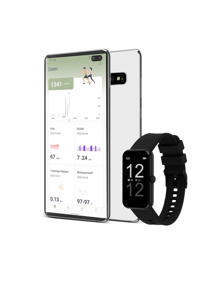 XCOAST FITNESS TRACKER XCOAST CADIZ in Black günstig kaufen onesize