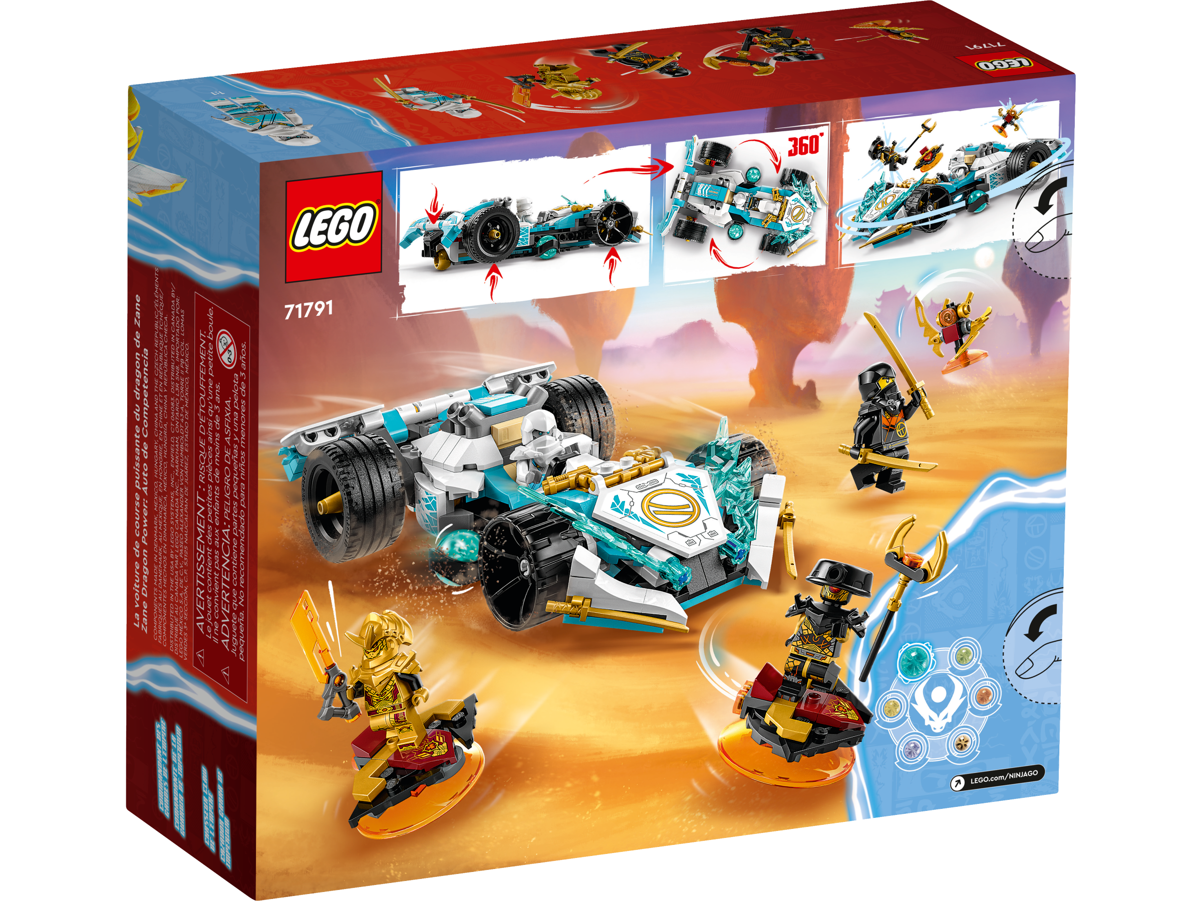Zanes Drachenpower-Spinjitzu-Rennwagen 71791