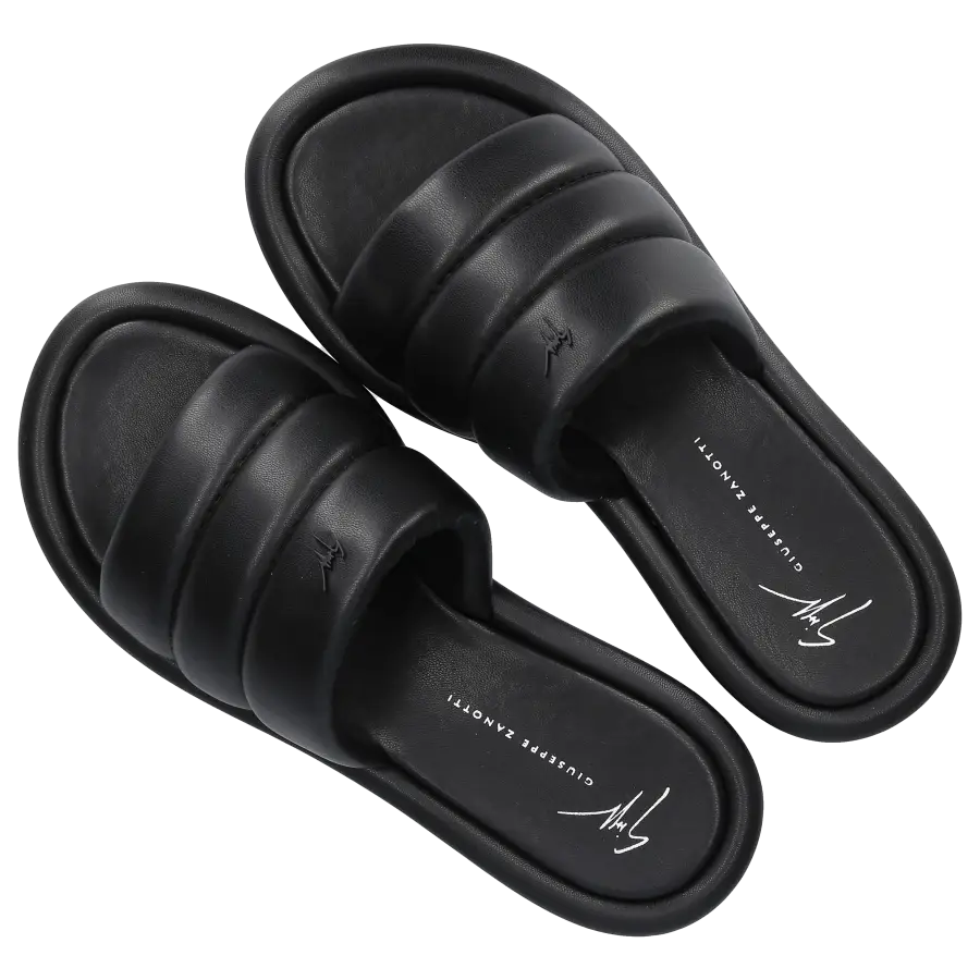 Giuseppe Zanotti - Pantoletten CHCIA 10 Kalbsleder - schwarz