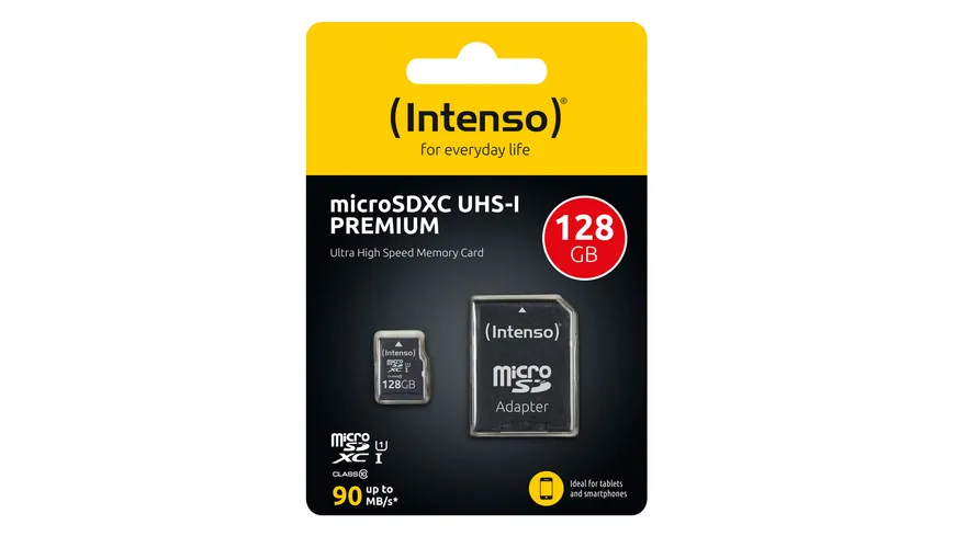 Intenso microSD Card UHS-I 128GB SDXC Premium