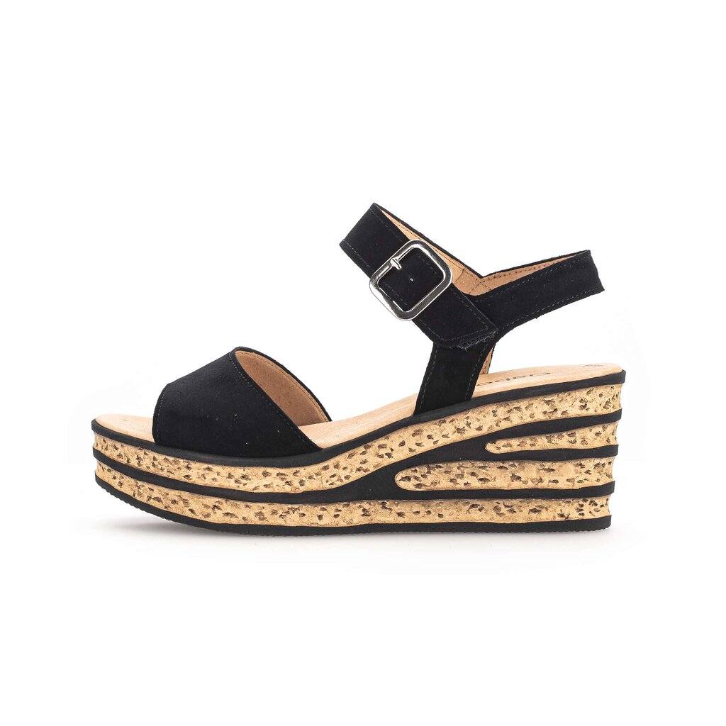 Gabor fashion Keilsandalette schwarz